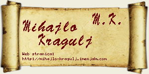 Mihajlo Kragulj vizit kartica